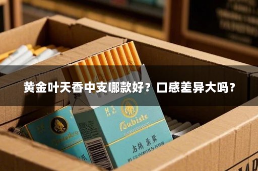 黄金叶天香中支哪款好？口感差异大吗？
